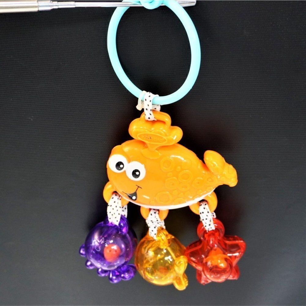 Infantino Whale Link & Jingle Activity Rattle Sea Charms Fish